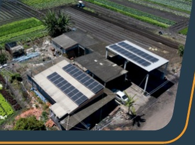 Sistema fotovoltaico instalado em Marcelino Okada